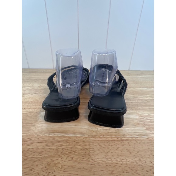 Franco sarto pony hair slip‎ on sandal size 11M - Picture 3 of 8